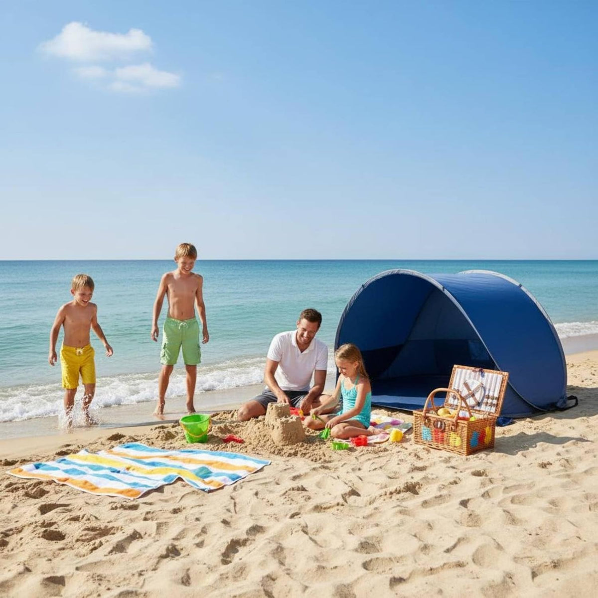tent for the beach SilverGuard Family Pop-Up – HappyGira buy CY20 Portable » Finally opened 🇮🇹🚲 Set-Option:Dachzelt + Vorzelt + Thermo-Innenzelt could be able to