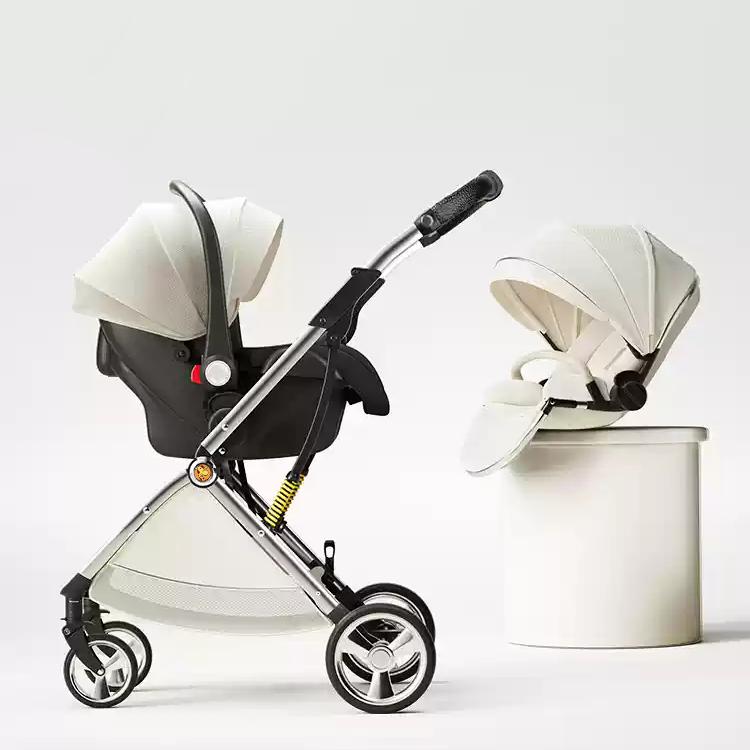 stokke limited edition gold AeroNest Baby Stroller Rose Quartz / Standard Seats & Carrier Seats