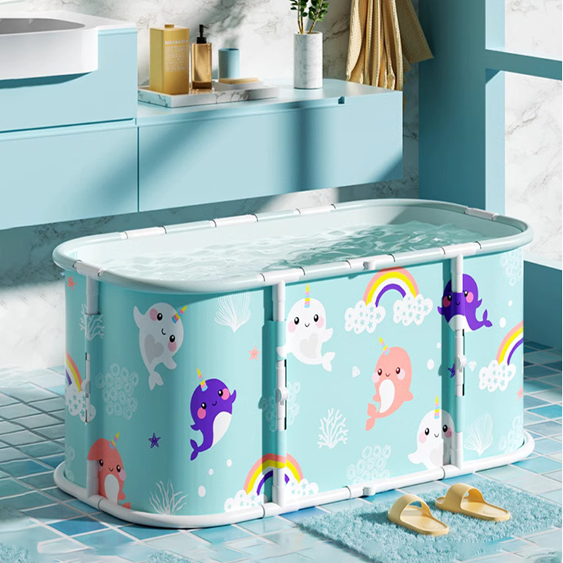 Swimming Pool Foldable Baby Shower Tub Portable Inflatable Baby