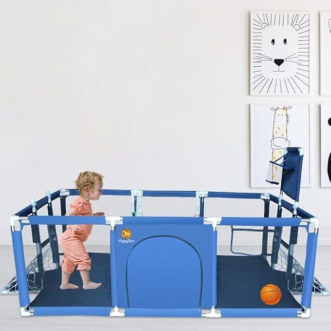 Where Adventure Begins” with the HappyGira Kick &amp; Hoop Baby&nbsp;Playpen