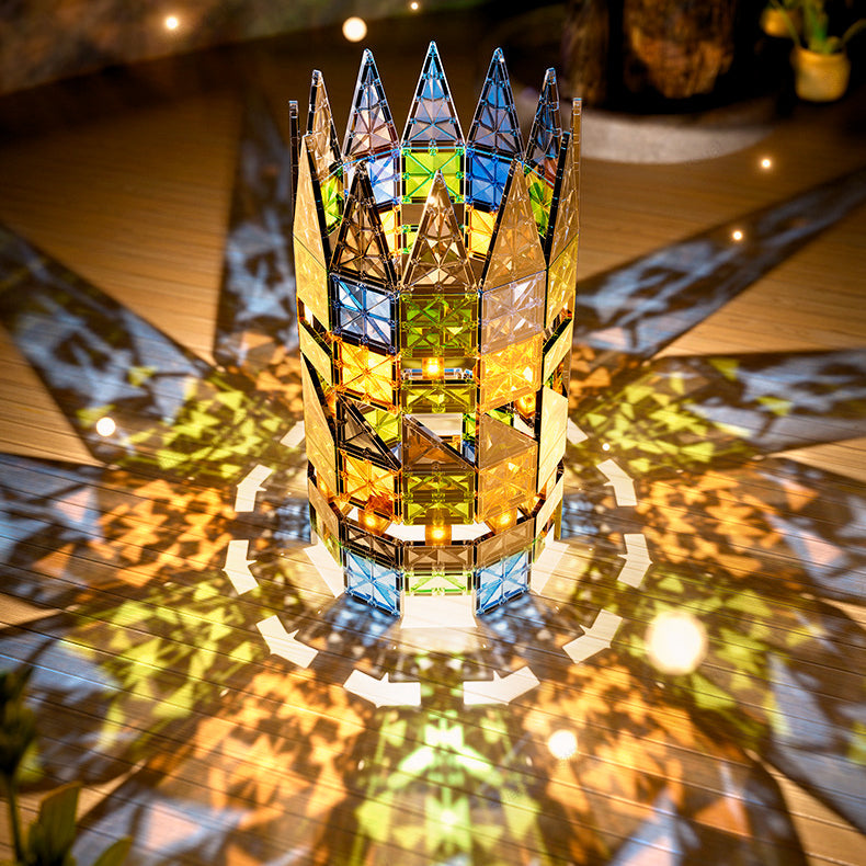 Sparkling Fortresses and Galactic Gateways — How Diamond-Cut Magnetic Tiles Unleashed Our Weekend Creativity 🏰✨