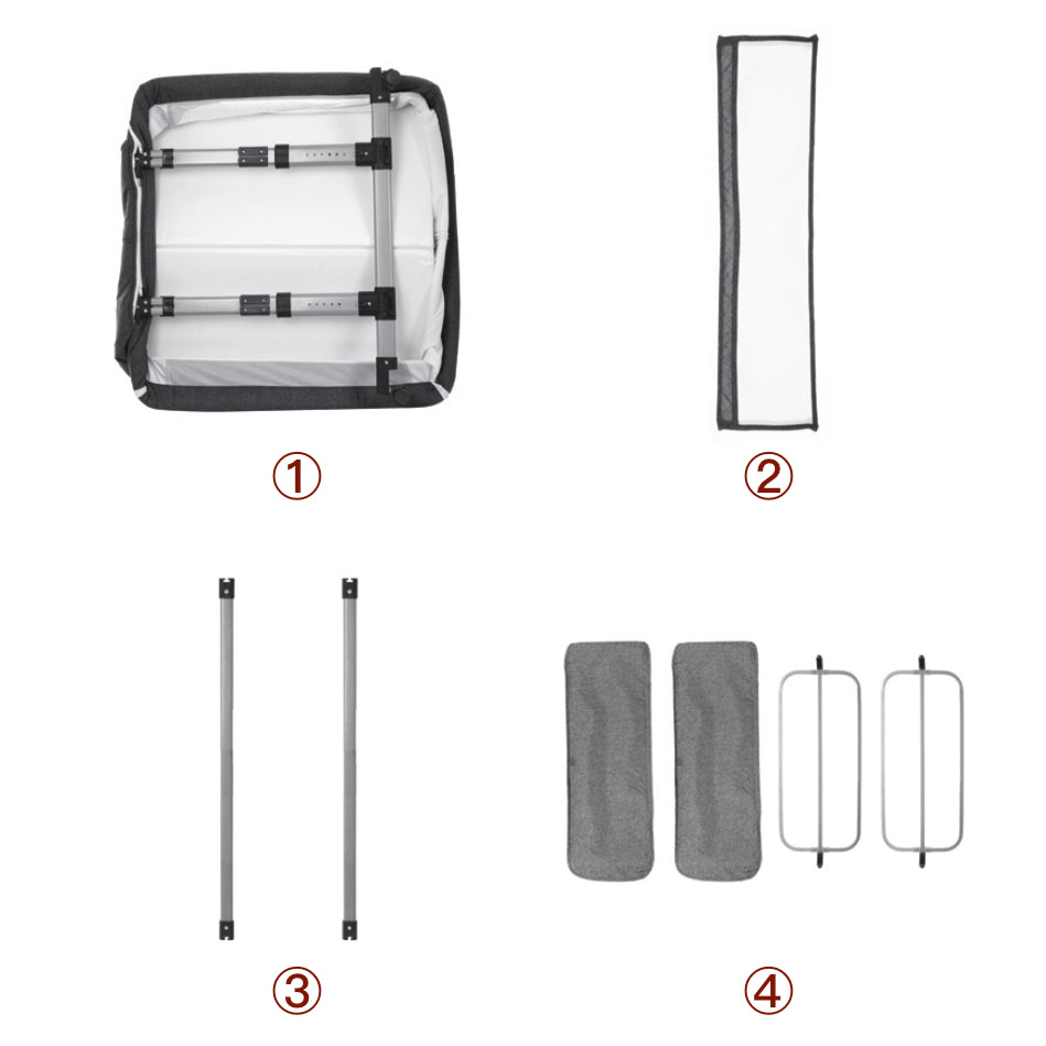 User Manual for Bedside Bassinet for Twins – HappyGira