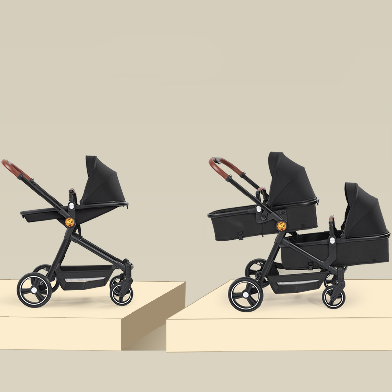 Portable Tandem Baby Stroller