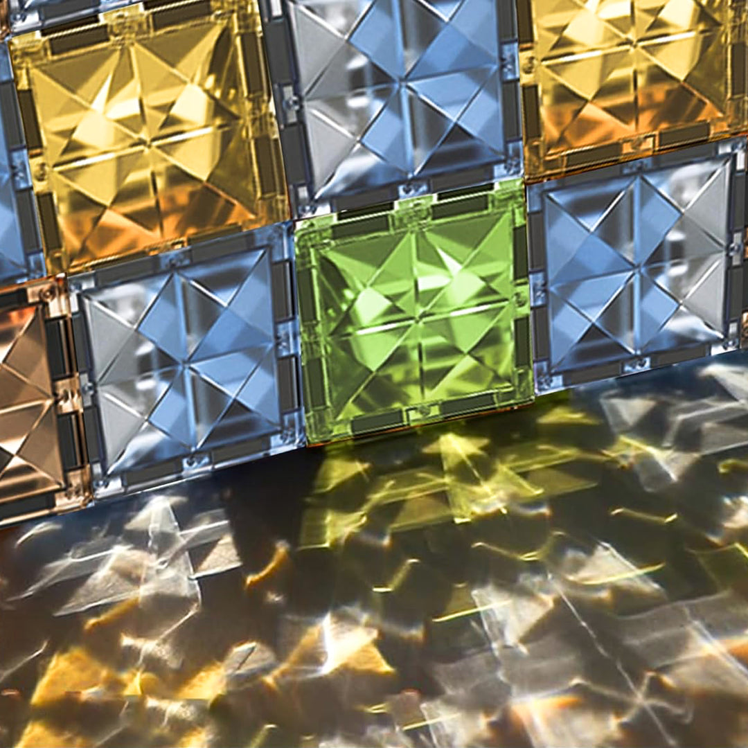 Diamond-Cut Magnetic Tiles