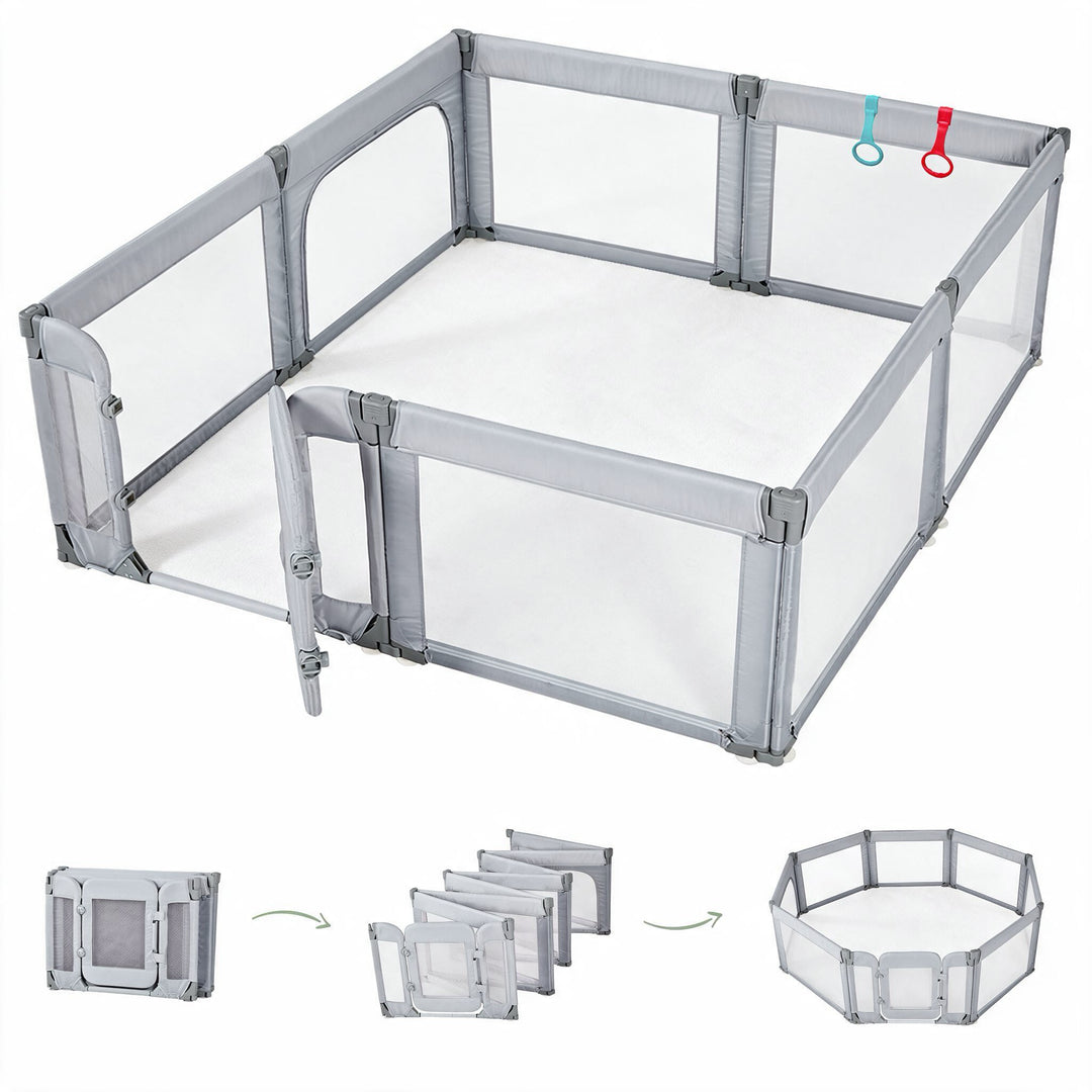 Adult-Accessible Modular Baby Playpen