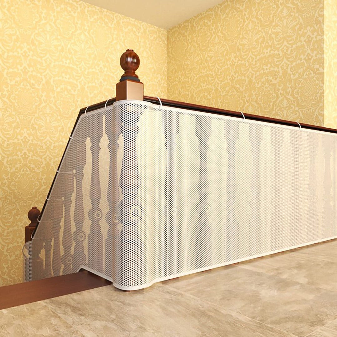 Cut-to-Fit Stair & Balcony Railing Safety Mesh