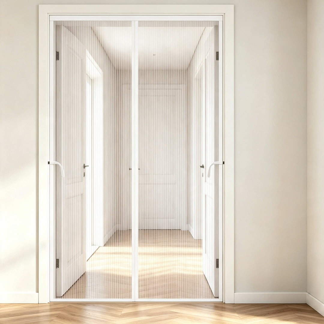 Stay‑Flat Magnetic Mesh Door