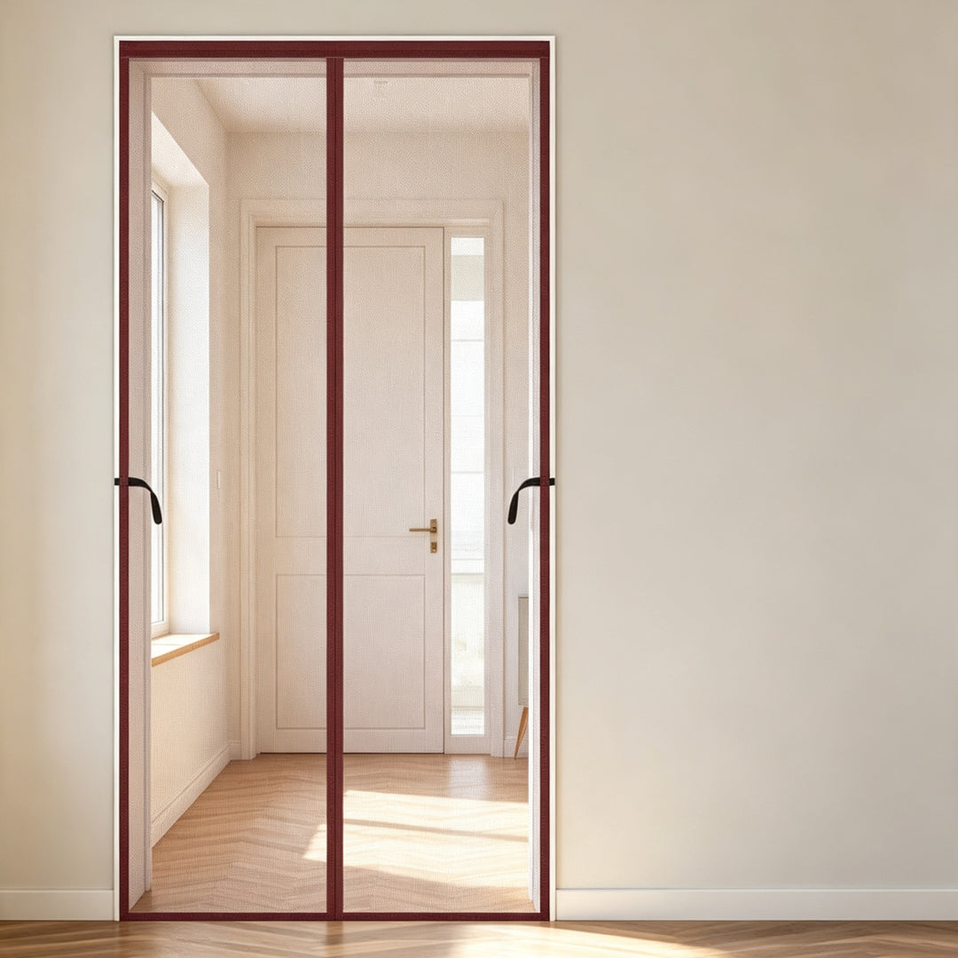 Stay‑Flat Magnetic Mesh Door