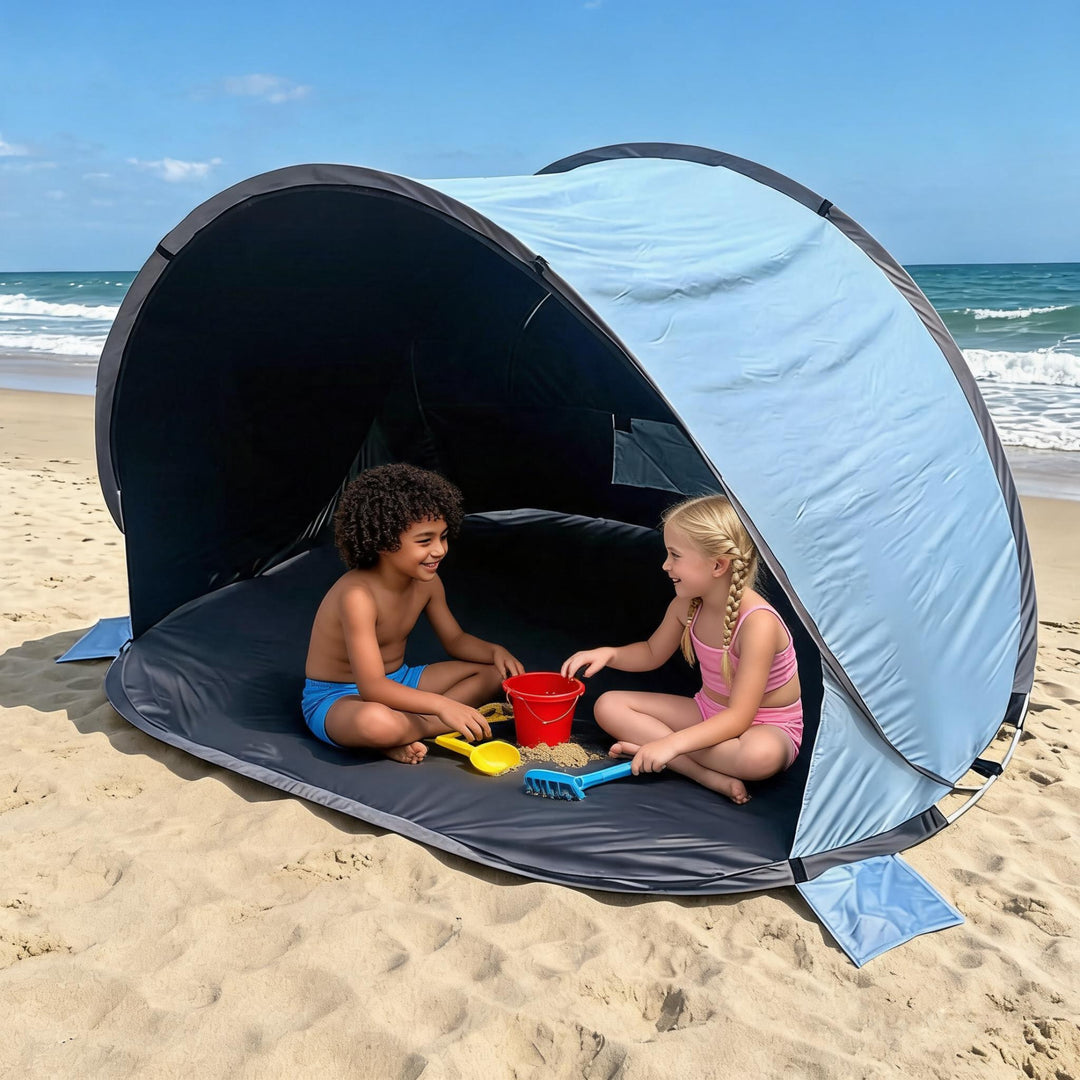 SilverGuard Family Pop-Up Beach Tent
