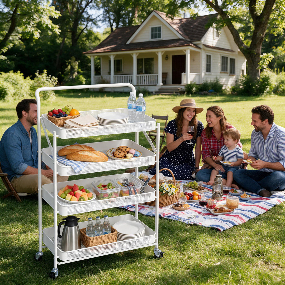 Foldable Rolling Storage Cart