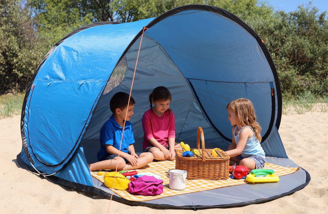 SilverGuard Family Pop-Up Beach Tent