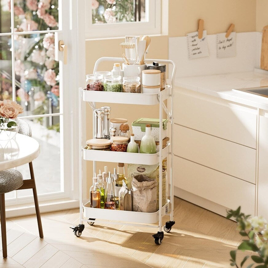 Foldable Rolling Storage Cart