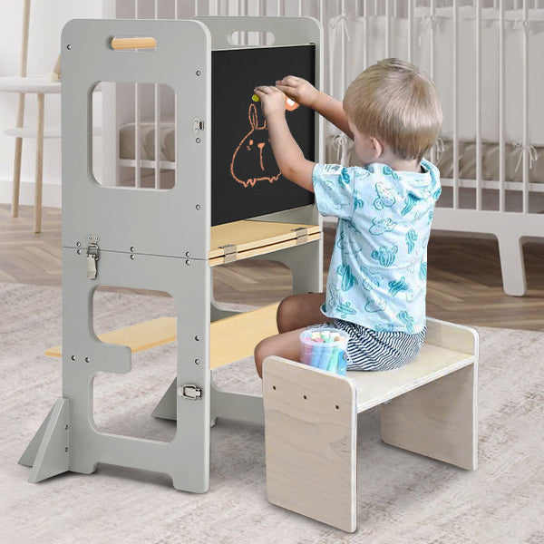 Convertible Learning Tower with Art Board