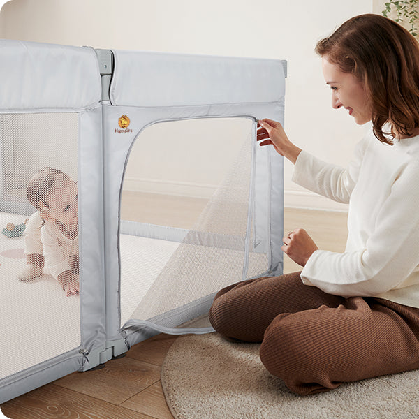 Adult-Accessible Modular Baby Playpen
