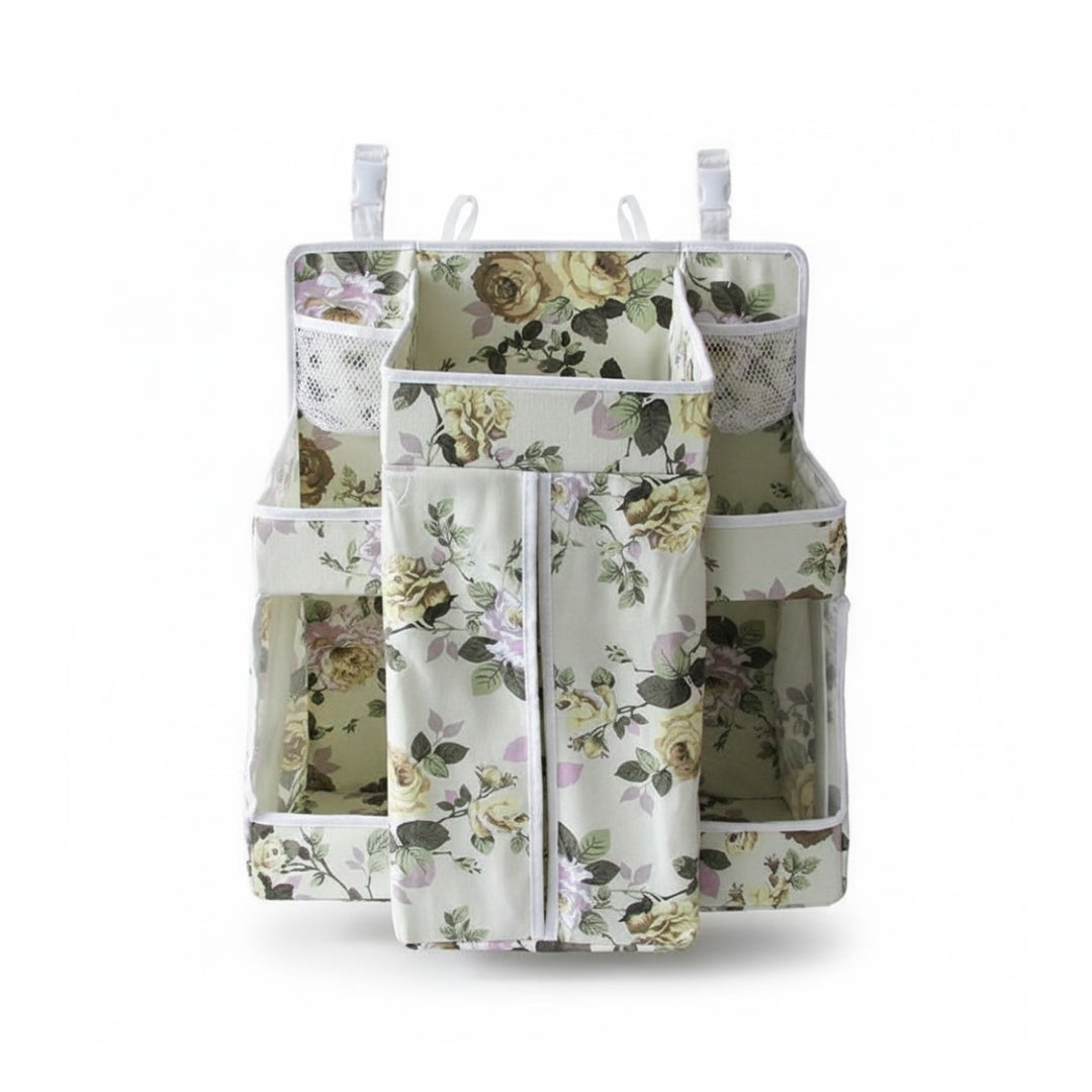 Crib & Playpen Strap Organizer