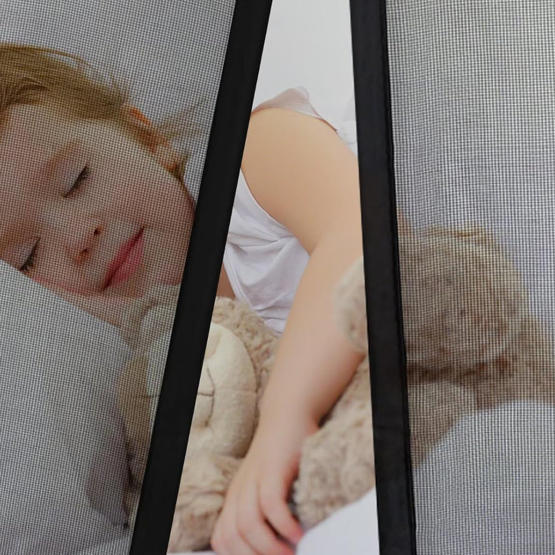 Stay‑Flat Magnetic Mesh Door