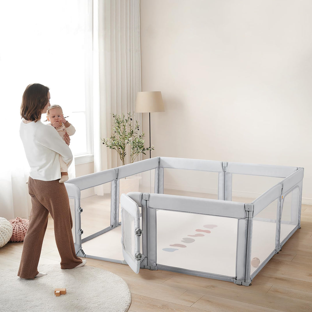 Adult-Accessible Modular Baby Playpen