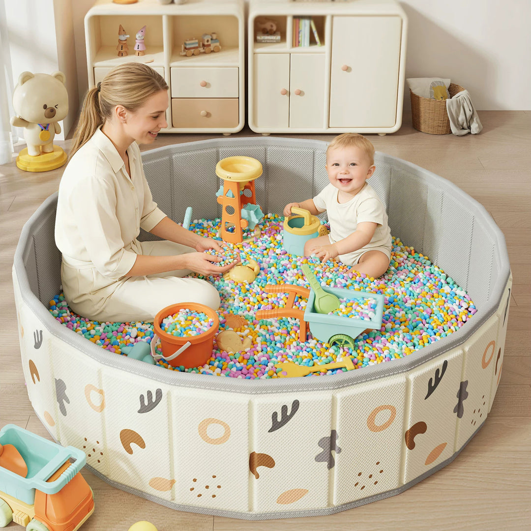 HomeBeach Mess-Contained Ball & Sand Pool