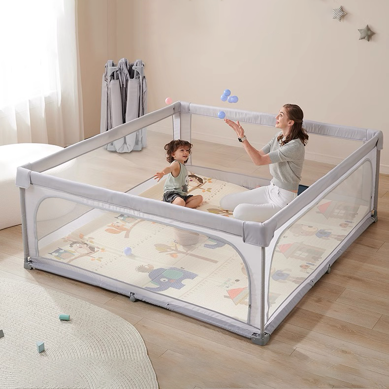 Portable Baby Playpen for Families On-The-Go