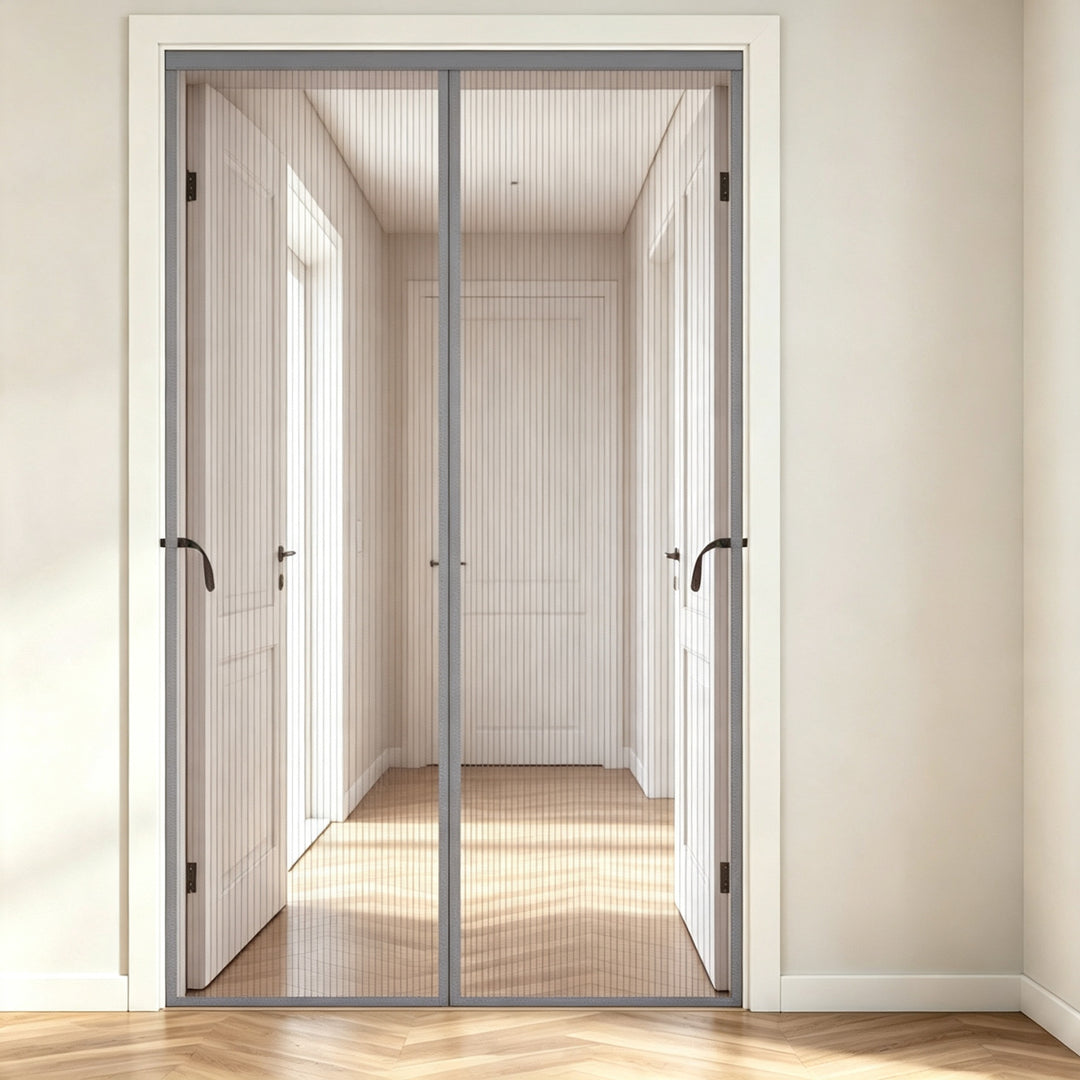 Stay‑Flat Magnetic Mesh Door
