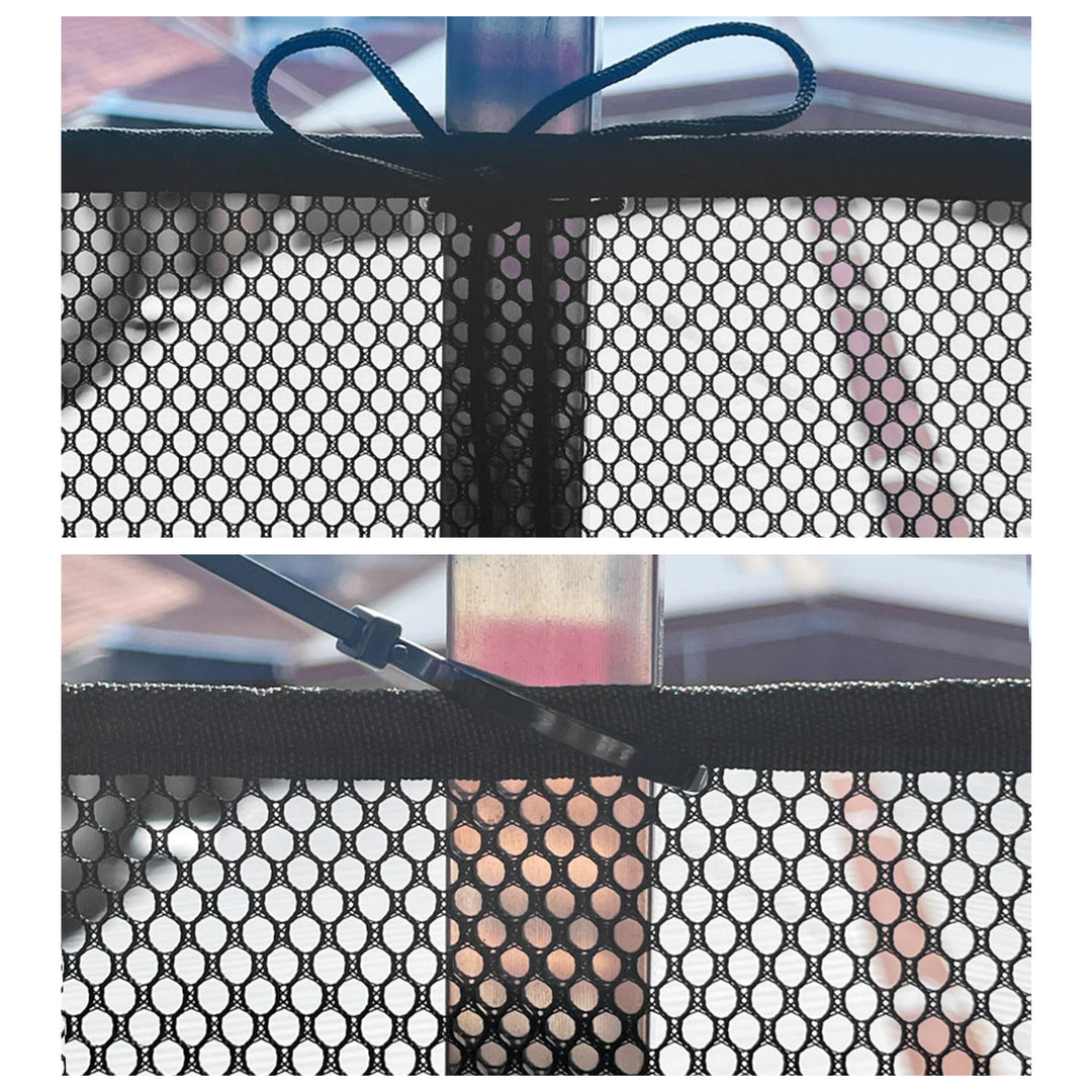 Cut-to-Fit Stair & Balcony Railing Safety Mesh