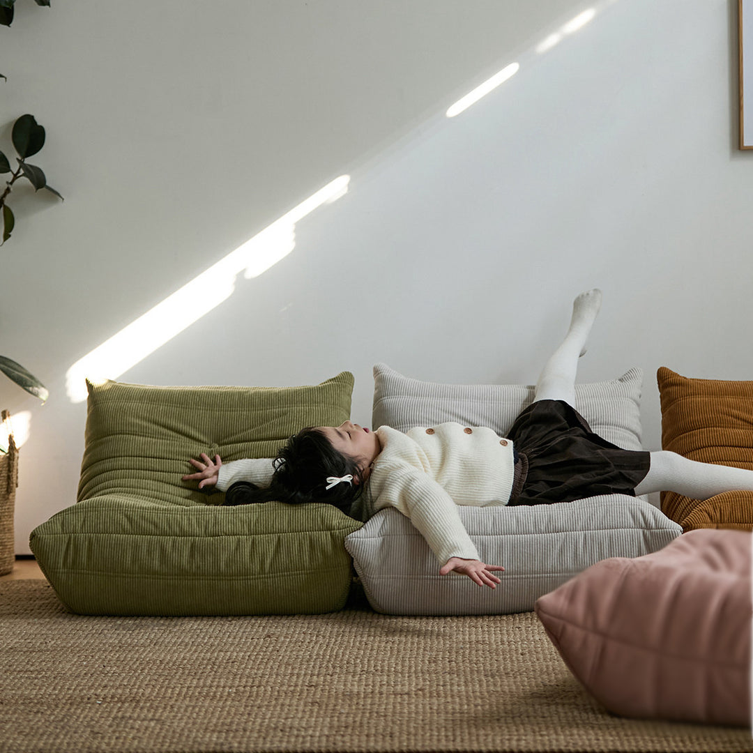 Corduroy Caterpillar Kid Sofa