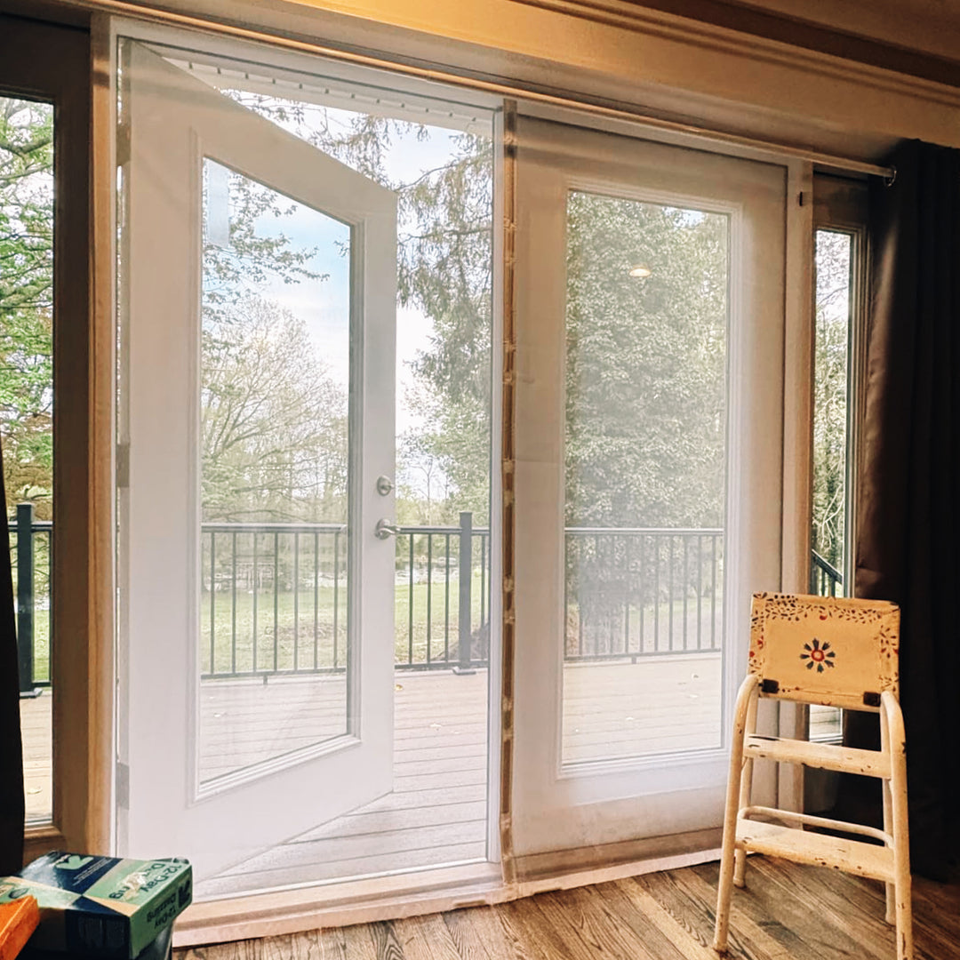 Stay‑Flat Magnetic Mesh Door
