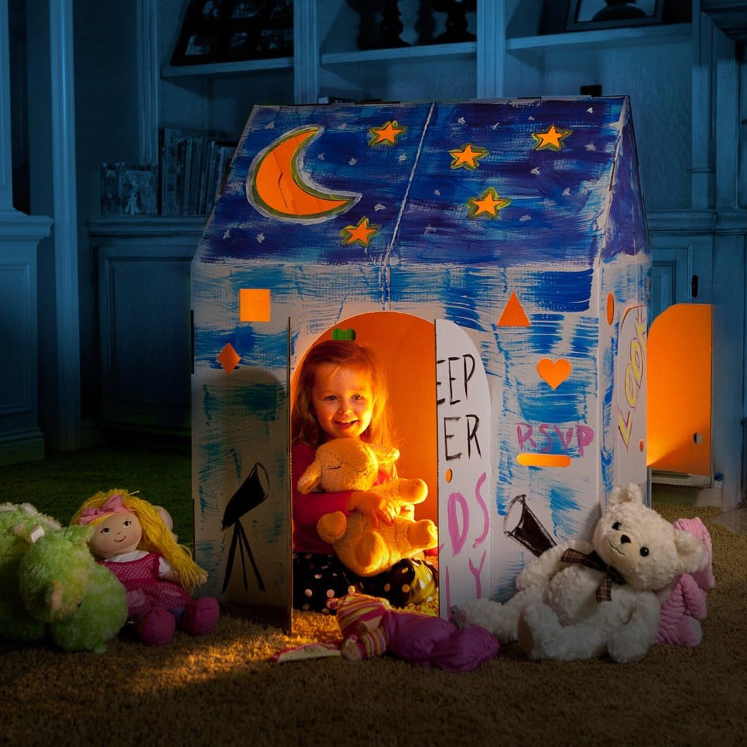 DIY Cardboard Playhouse