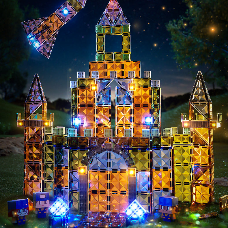 Diamond-Cut Magnetic Tiles