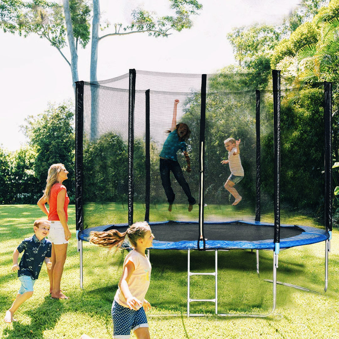 Outdoor Trampoline with Safety Enclosure