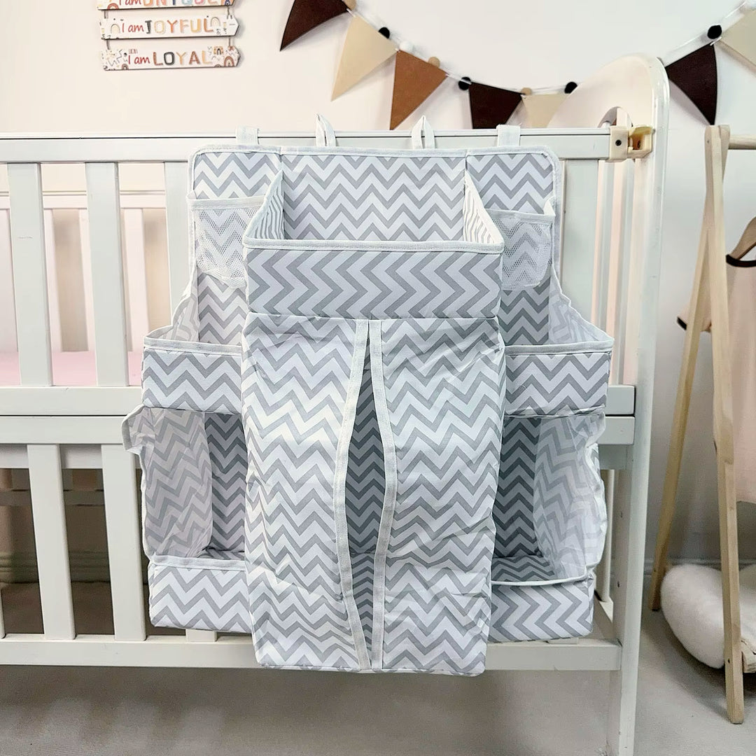 Crib & Playpen Strap Organizer