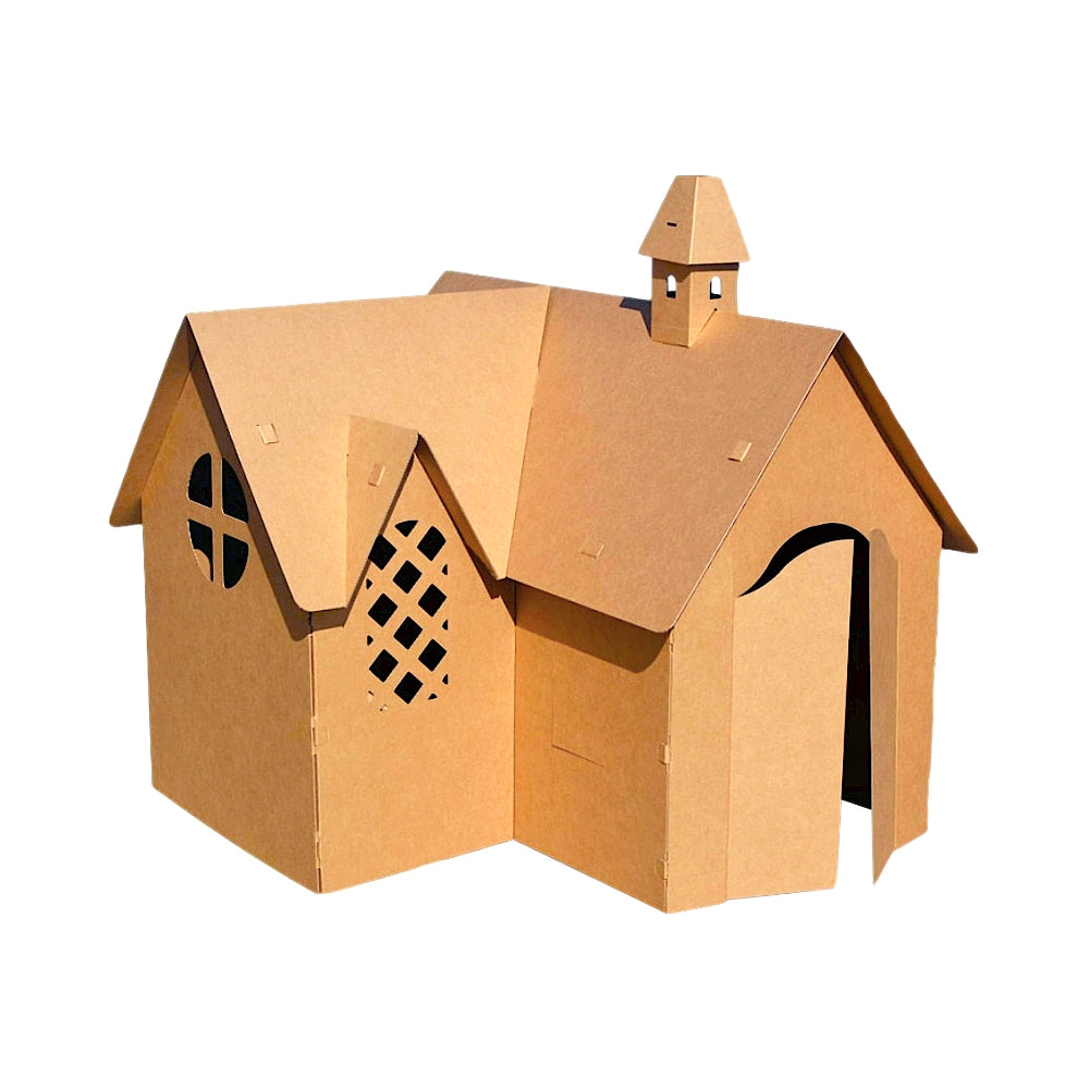 DIY Cardboard Playhouse
