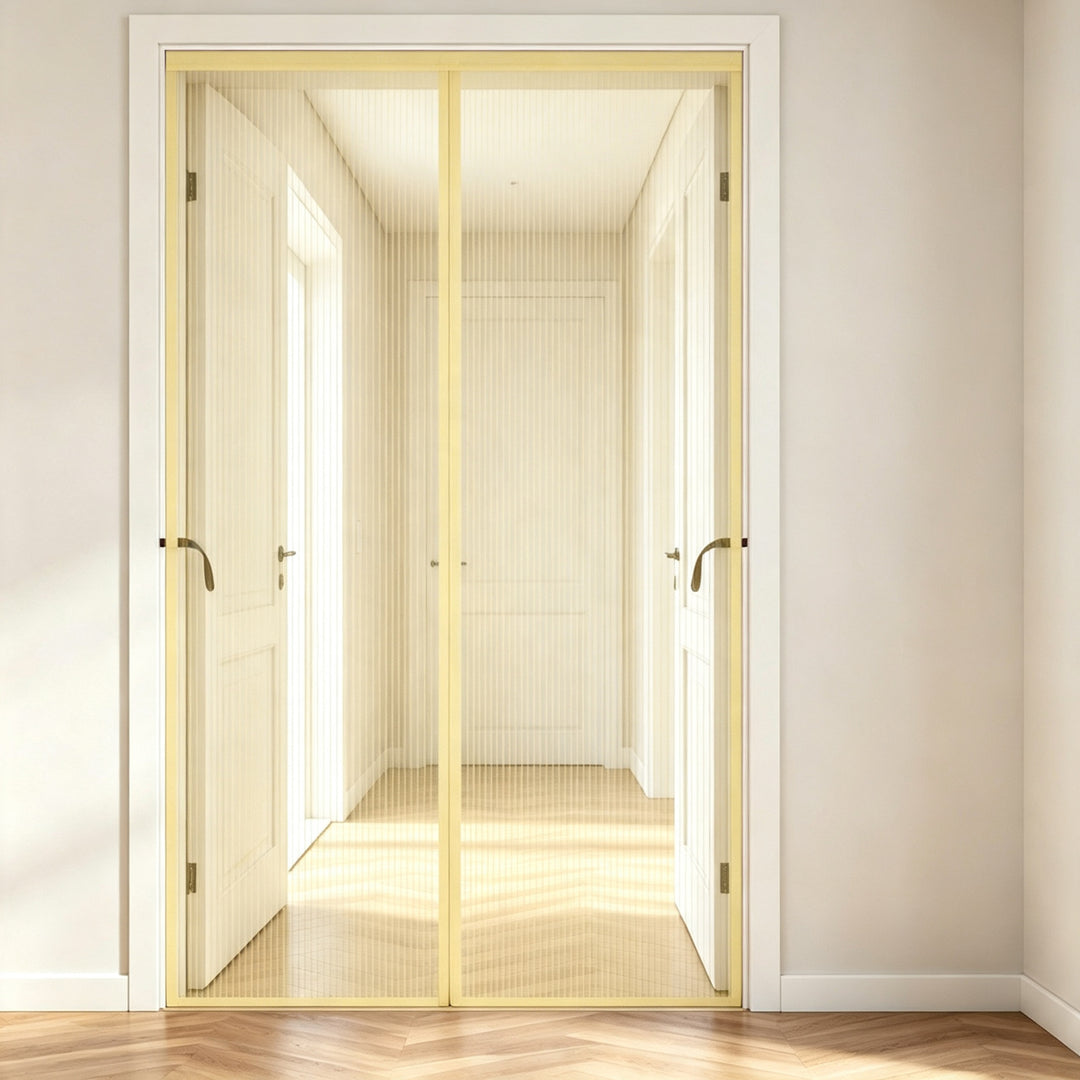 Stay‑Flat Magnetic Mesh Door