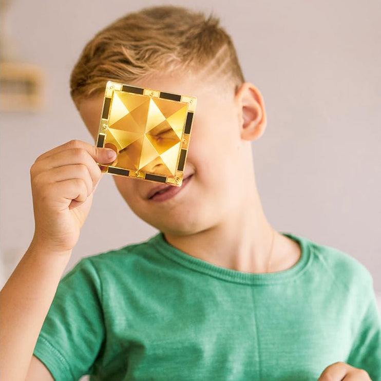 Diamond-Cut Magnetic Tiles