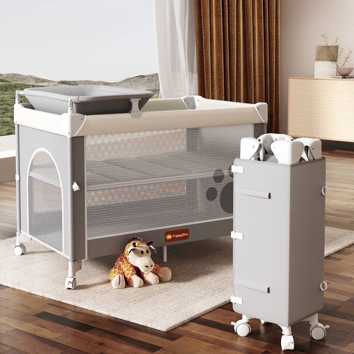 HappyGira Foldable Baby Travel Bed