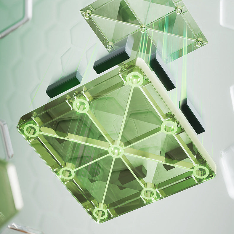 Diamond-Cut Magnetic Tiles