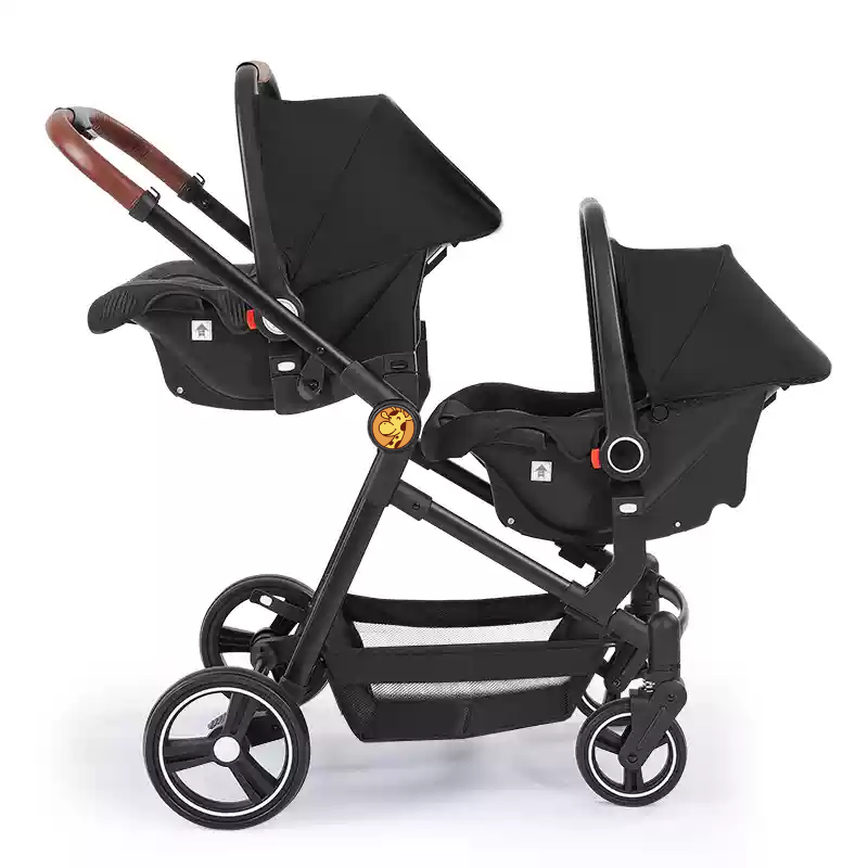 Portable Tandem Stroller & Carrier Seats