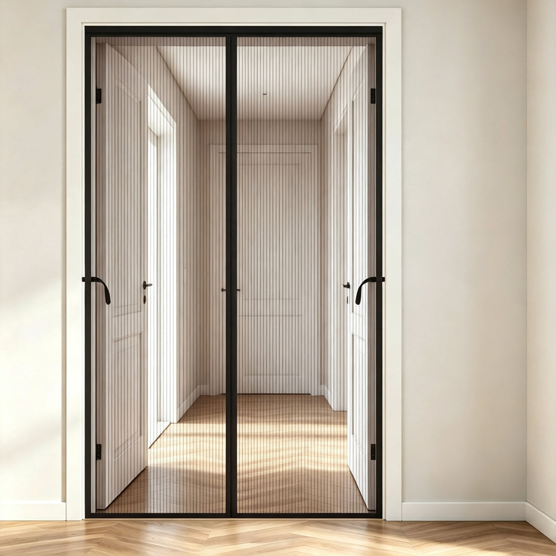 Stay‑Flat Magnetic Mesh Door