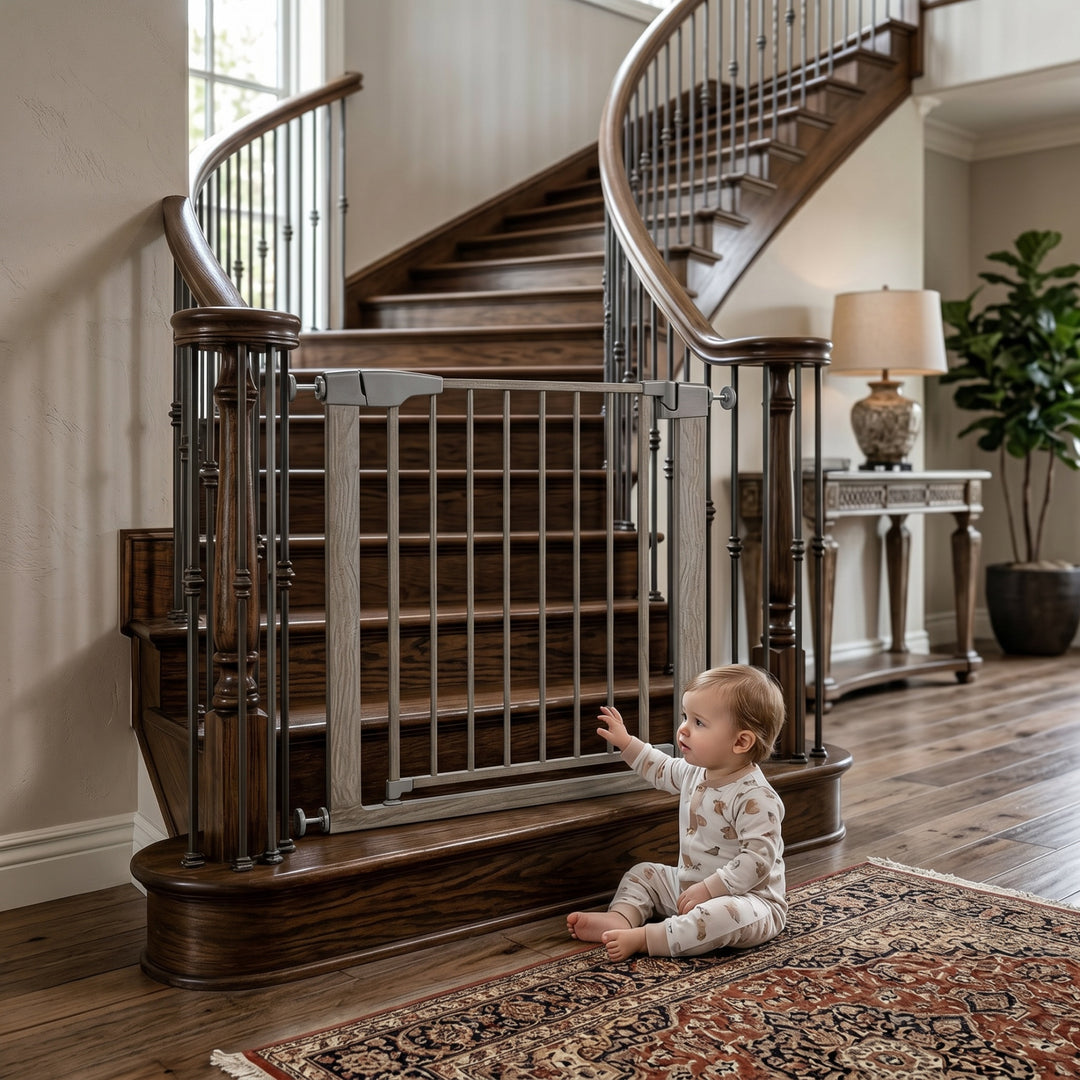 Woodgrain Child Safety Barrier