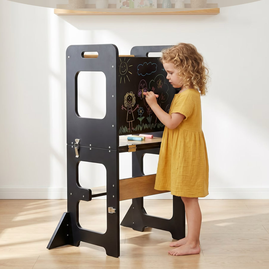 Convertible Learning Tower with Art Board