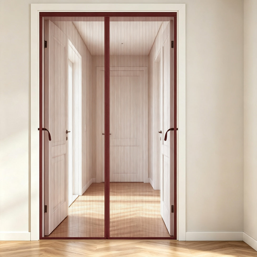 Stay‑Flat Magnetic Mesh Door