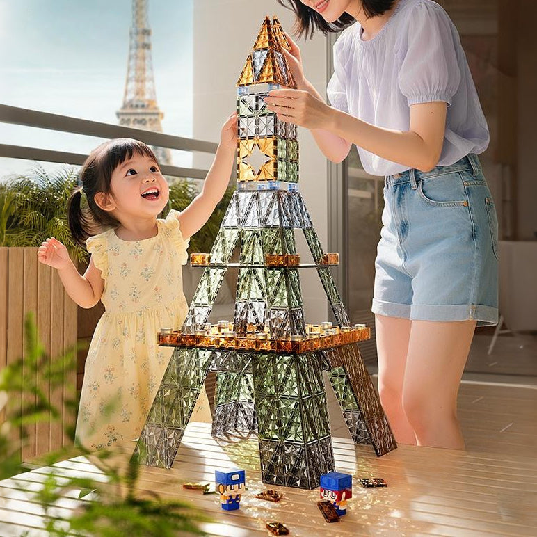 Diamond-Cut Magnetic Tiles