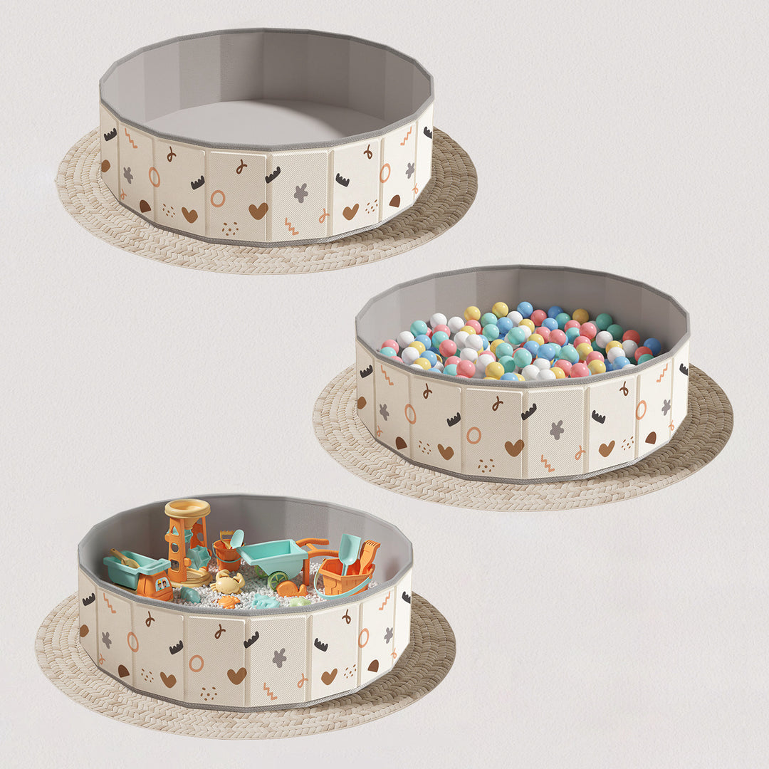 HomeBeach Mess-Contained Ball & Sand Pool