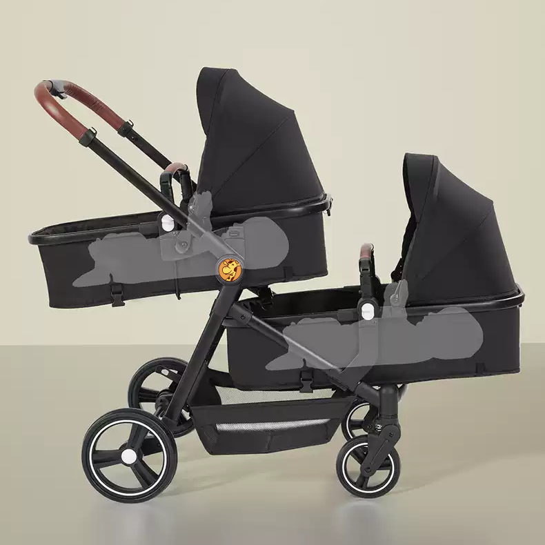 Portable Tandem Stroller & Carrier Seats