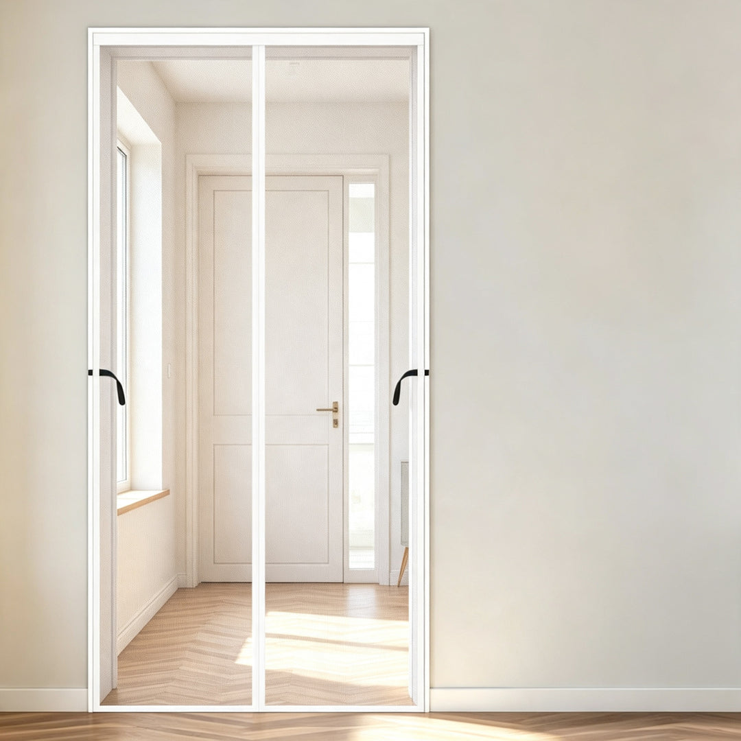 Stay‑Flat Magnetic Mesh Door
