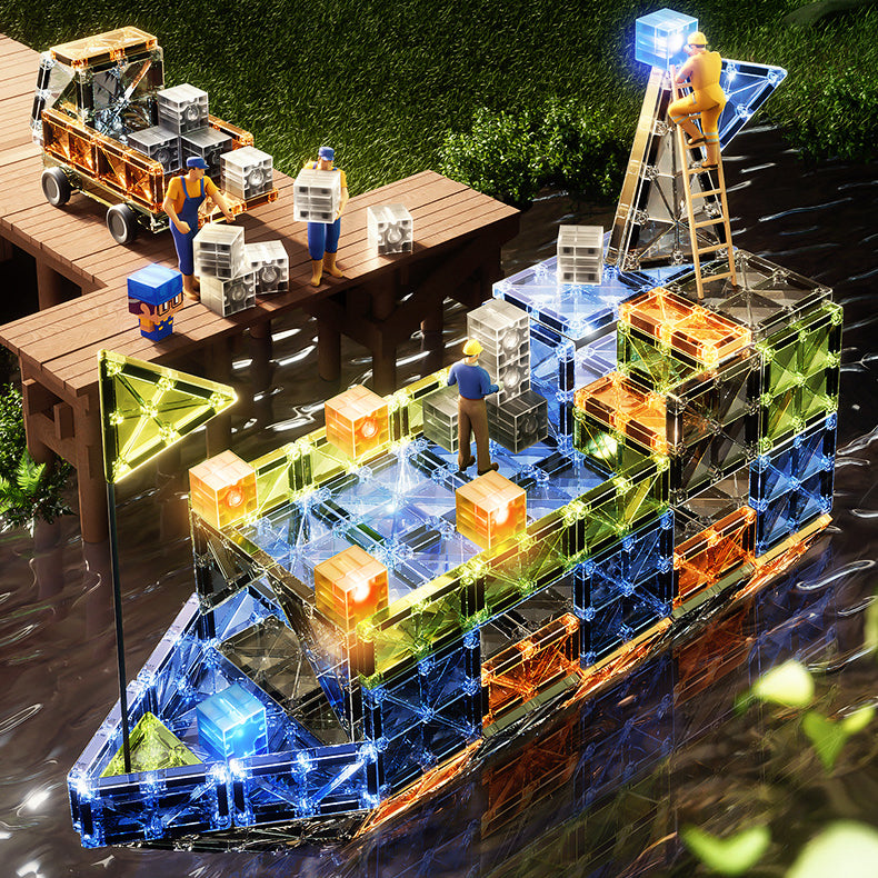 Diamond-Cut Magnetic Tiles