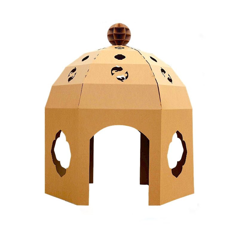 DIY Cardboard Playhouse