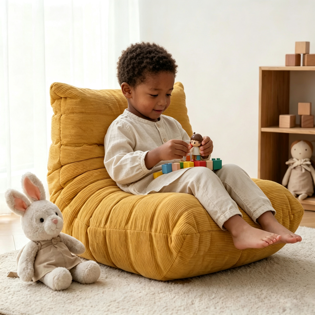 Corduroy Caterpillar Kid Sofa