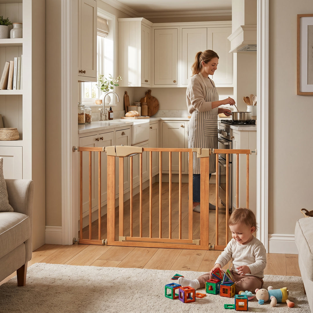 Woodgrain Child Safety Barrier