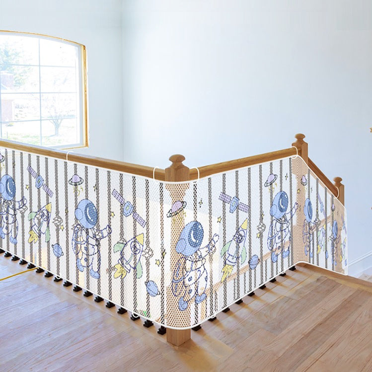 Cut-to-Fit Stair & Balcony Railing Safety Mesh